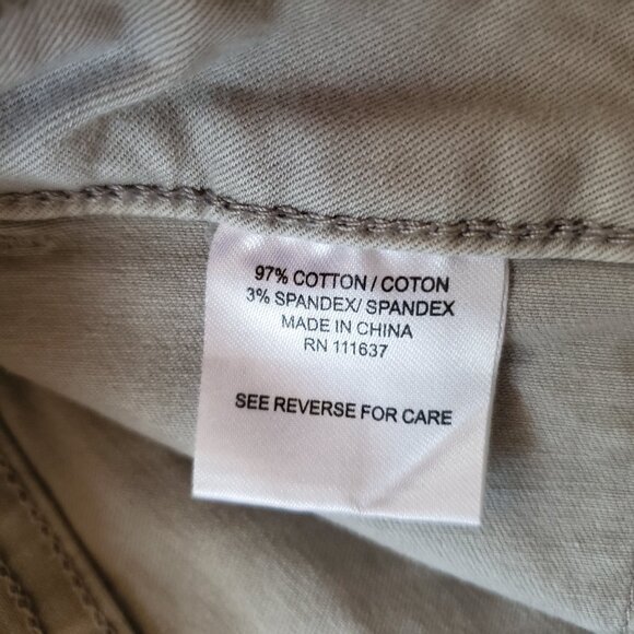 LILA RYAN Size 6 Khaki Gray Military Patch Pocket Skinny Pants NWT - Picture 11 of 14